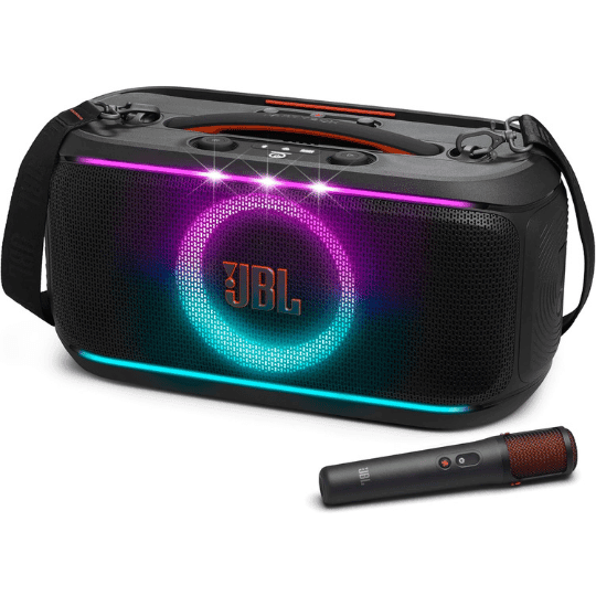 6 JBL PartyBox On-the-Go 2 Plus - Portable Party Speaker - Black