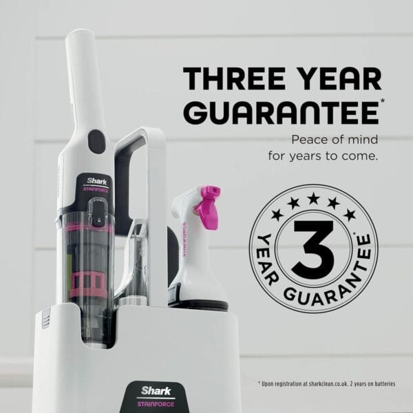 71LVHQlbhrL._AC_SL1500_ Shark StainForce Cordless Spot Cleaner, Lightweight & Portable HX100UKT