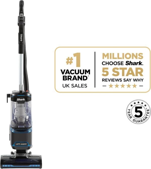 71U4vCxgDlL._AC_SL1500_ Shark Corded Upright Vacuum Cleaner 1.1L, Blue/Black