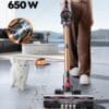 SMOTURE Cordless Vacuum Cleaner, 55KPa 650W Stick Cordless Vacuum
