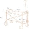 Collapsible Heavy Duty Utility Wagon for Outdoor Sports